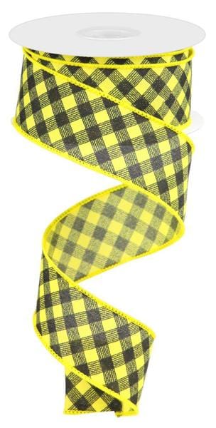 1.5" x 10yd Bias Gingham Pattern Craig Bachman rgc1330CJ