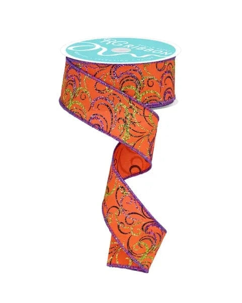 1.5" x 10yd Multi Swirls Craig Bachman RGF133020