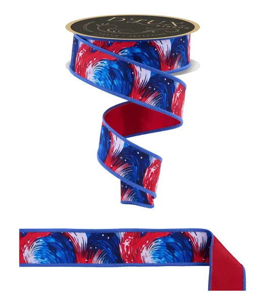 1.5" x 10yd Patriotic Stars/Strips/Fused Craig Bachman LX118219