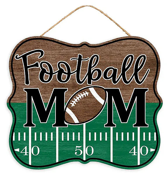 10.5"L x 9"H Football Mom Frame Sign Craig Bachman AP7278