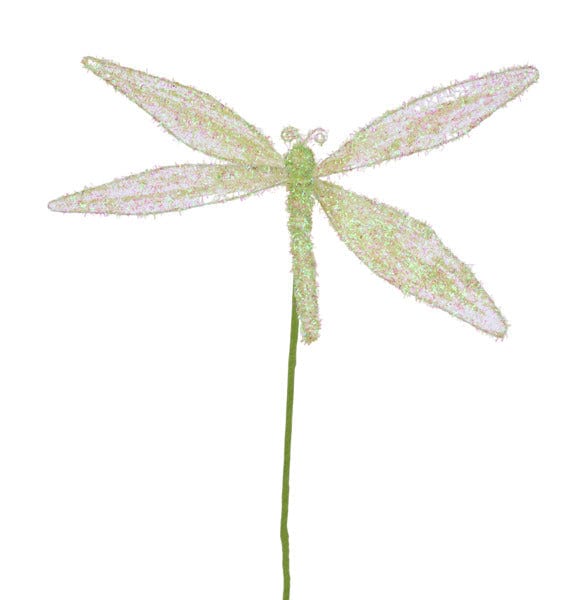 12"W V-Cut Foil Dragonfly Pick, 12"OaL-MINT GREEN Craig Bachman MN038847