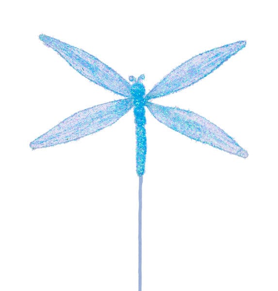 12"W V-Cut Foil Dragonfly Pick, 12"OalL-LIGHT BLUE Craig Bachman MN038814