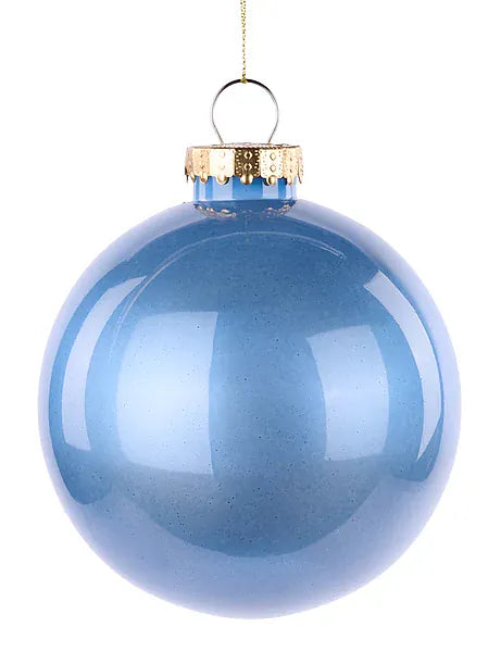 120Mm Dia Lacquer/Glass Look Ornament - Smoke Blue Craig Bachman XH9662E6