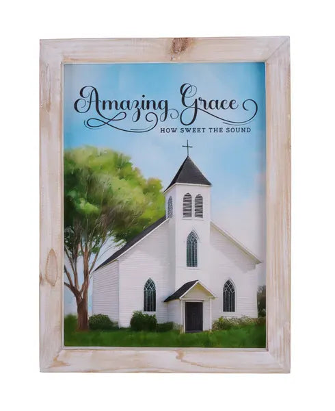 16"H x 12"L Amazing Grace W/Frame Craig Bachman AP0412