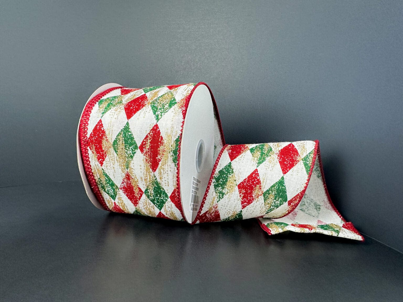 2.5" X 10 YARDS HARLEQUIN RIBBON Jascotina 73523-40-17