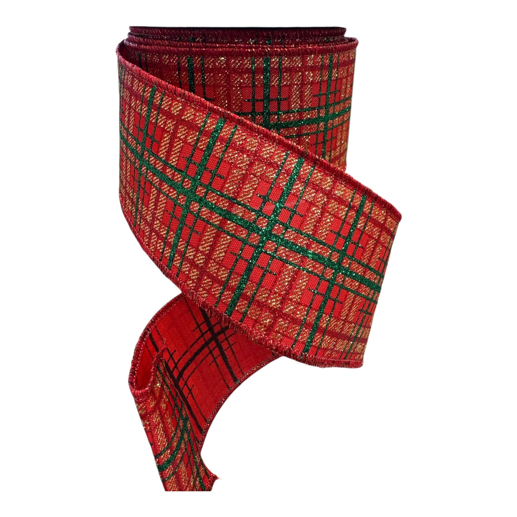 2.5" X 10 YDS PLAID RIBBON Craig Bachman RGF195724