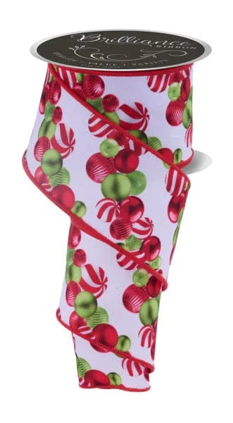 2.5" x 10yd Ball Ornament Garland Craig Bachman LS1140T9