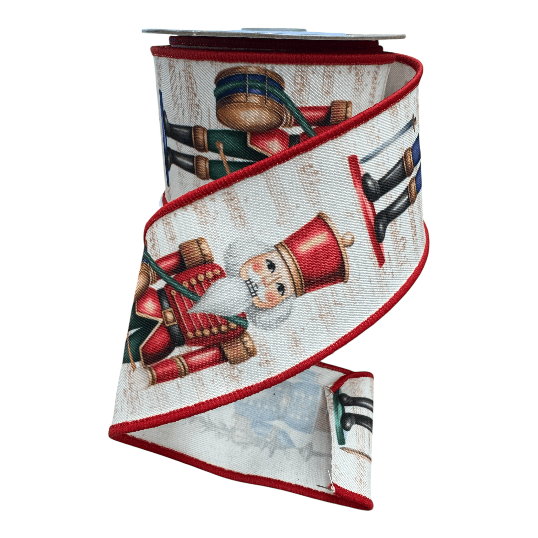 · 2.5" x 10yd Nutcracker. LS10924N. IVORY/EMRLD/BLUE/RED Craig Bachman LS10924N