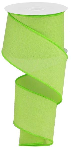 2.5" x 10yd Royal Burlap - Bright Green Craig Bachman Ribbon RG1279H2