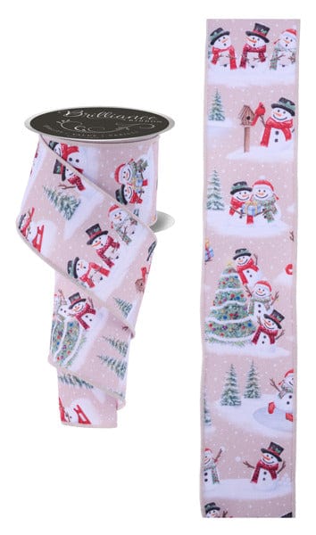 2.5" x 10yd Snowmen Scene Craig Bachman LS11038R