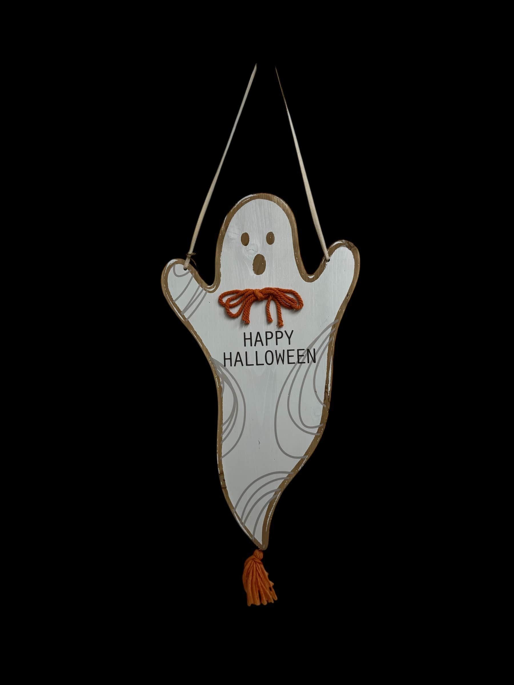 23" X 13" Happy Halloween Ghost Sign Direct International Signs 2020220371