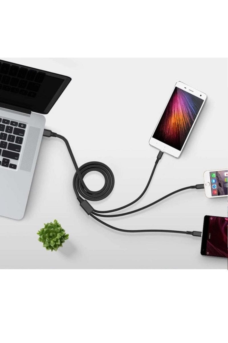 3 in1 UNIVERSAL USB 2.0 FAST CHARGING CABLE ZENANA