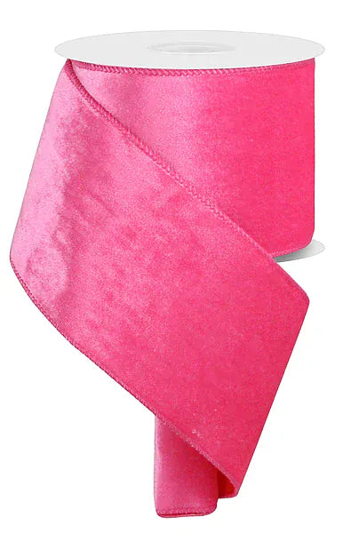4" x 10yd Deluxe Velvet/Satin Backing - Hot Pink Craig Bachman RGE166011