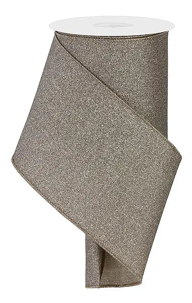 4" x 10yd Fine Glitter On Royal - Taupe Craig Bachman RGE138239