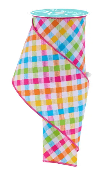 4" x 10yd Multicolor Plaid Craig Bachman RGH116011