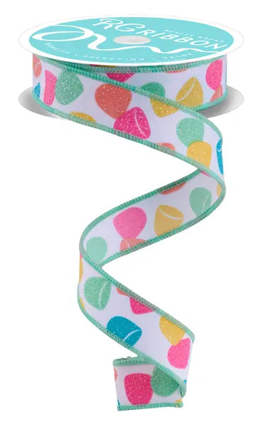 7/8" x 10yd Gumdrops Craig Bachman rgf7630an