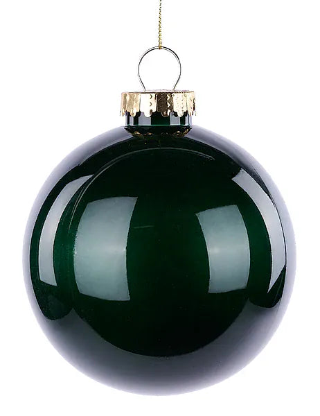 120Mm Dia Lacquer/Glass Look Ornament - Hunter Green Craig Bachman XH966212