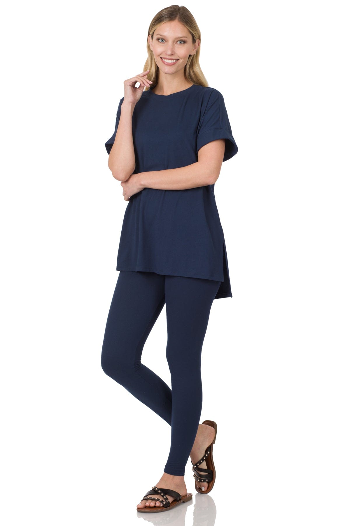 Brushed DTY Microfiber Loungewear Set -Variety Colors Available ZENANA