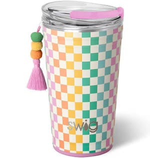 Check Mate Party Cup 24oz Shirleys of Collins S102-C24-CK