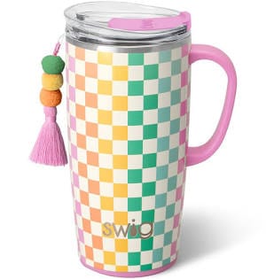 Check Mate Travel Mug 22oz Shirleys of Collins S102-M22-CK