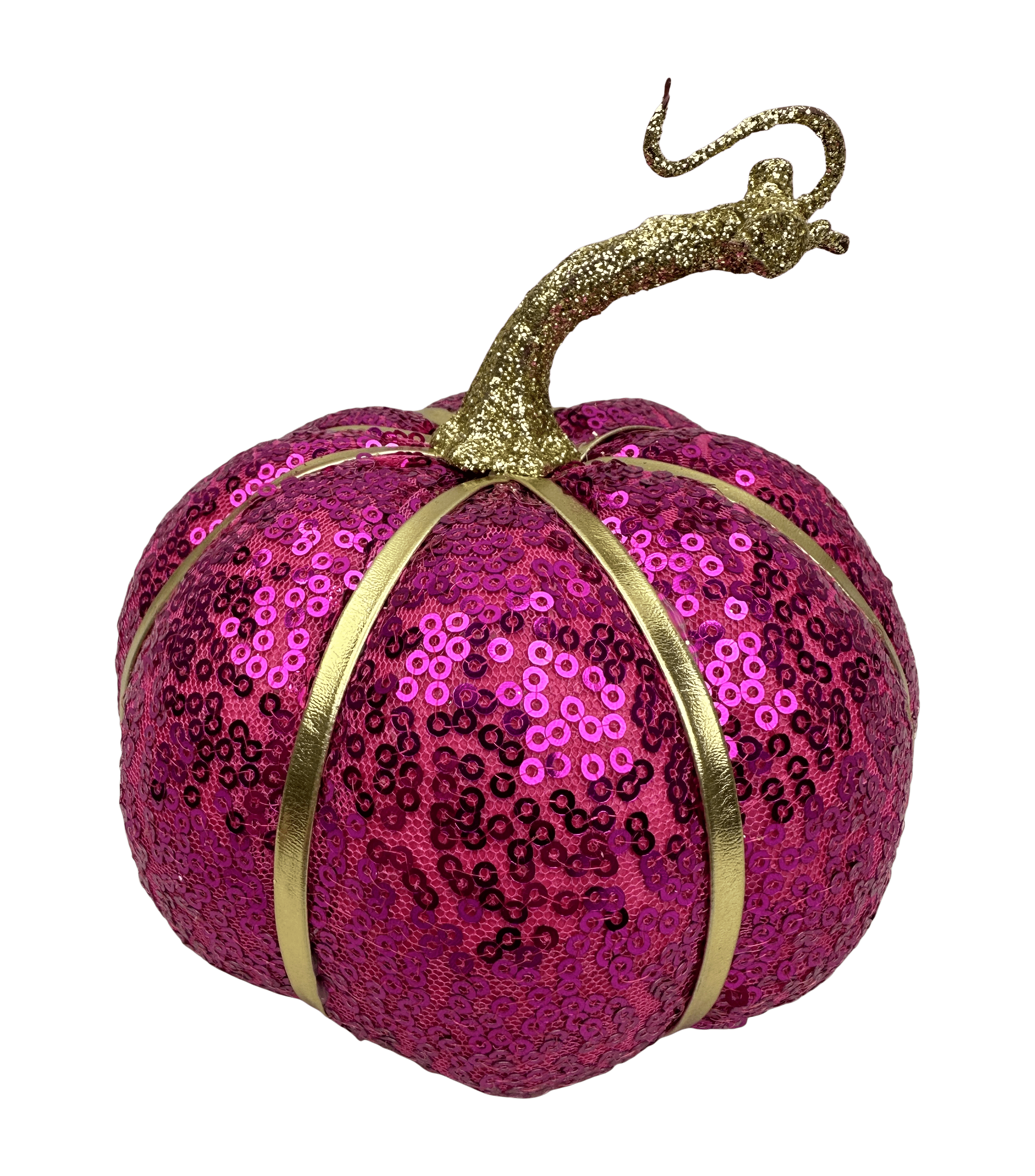 DECOR SEQUIN PUMPKIN H5XDIA5.5- BEAUTY Liberty Floral 57283BT