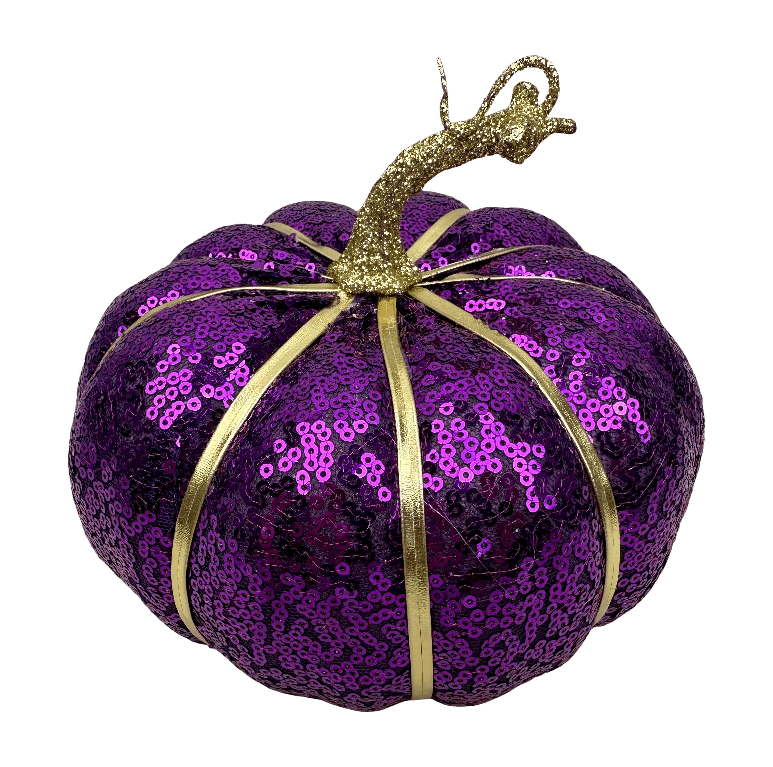 DECOR SEQUIN PUMPKIN H7XDIA6 PURPLE Liberty Floral 57282PU