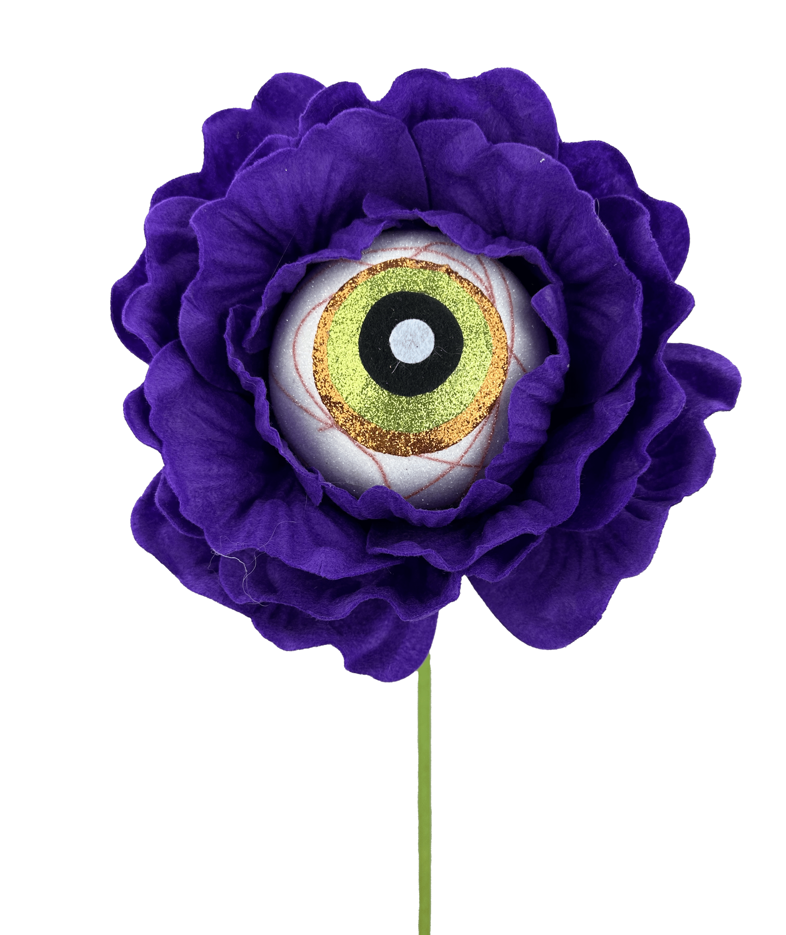 EYE BALL FLOWER STEM PURPLE Liberty Floral 57240PU