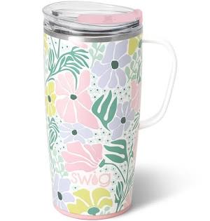 Garden Party Travel Mug 22oz Shirleys of Collins S102-M22-GD