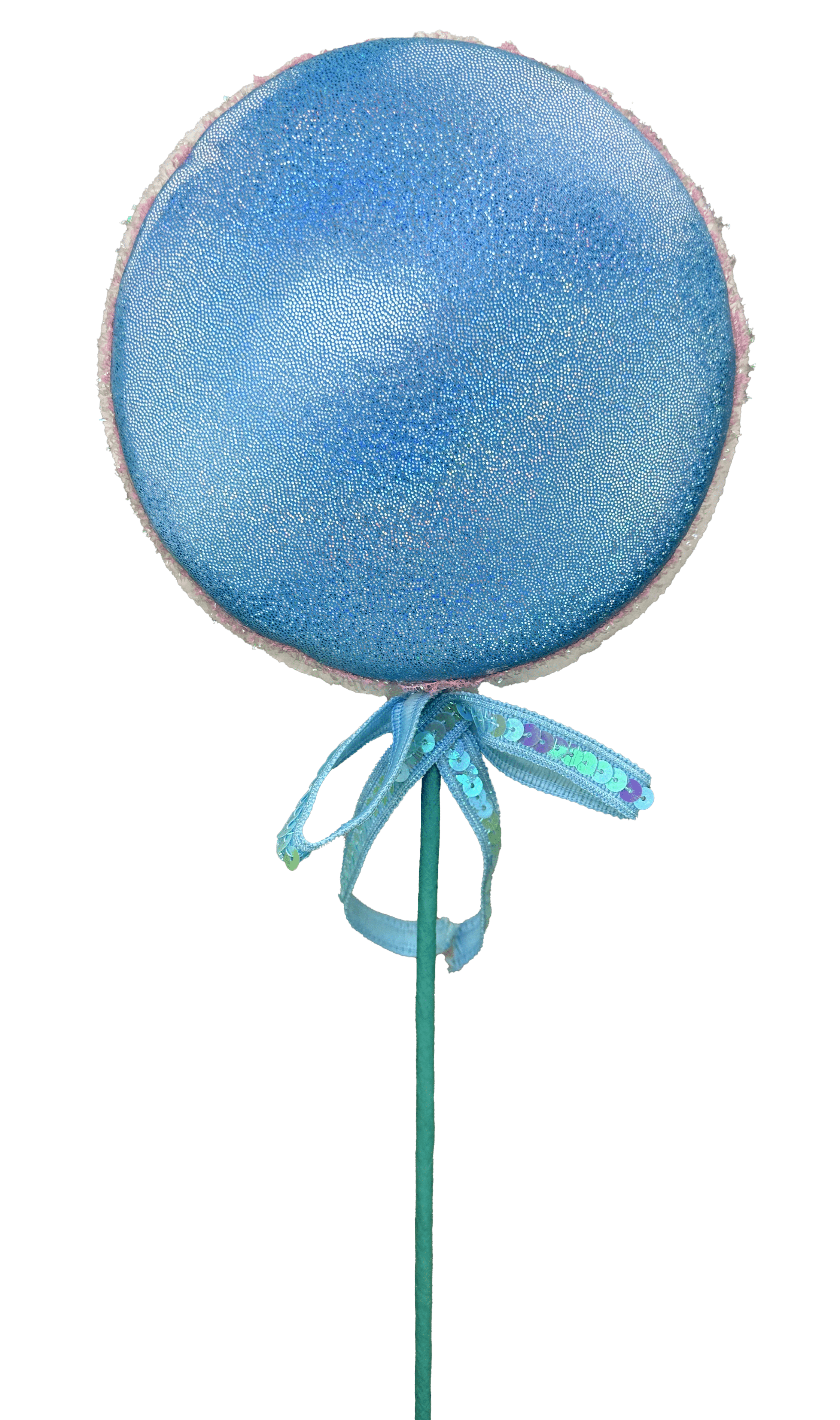 GLOSSY MACAROON SPRAY -BLUE Liberty Floral 63615BL