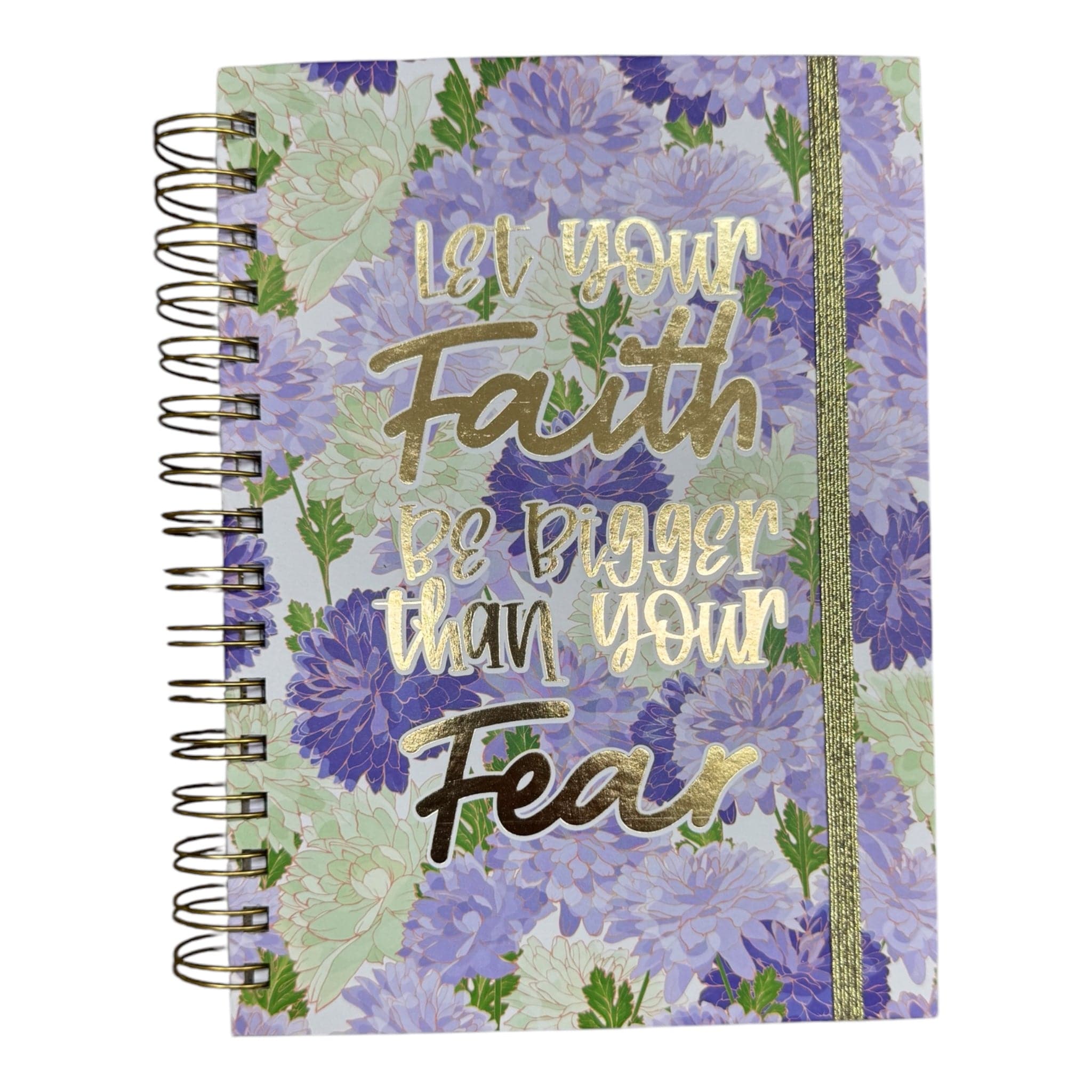 Let Your Faith Be Bigger Than Your Fear Journal Shirley's of Collins SP6430