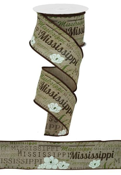 Mississippi 2 1/2 inch Ribbon Craig Bachman RG1364