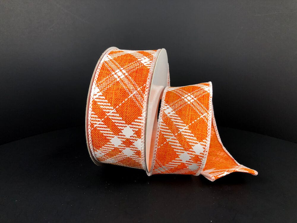 1.5" Sandra Plaid Ribbon - Orange (Copy) Jascotina Ribbon 41342-09-46