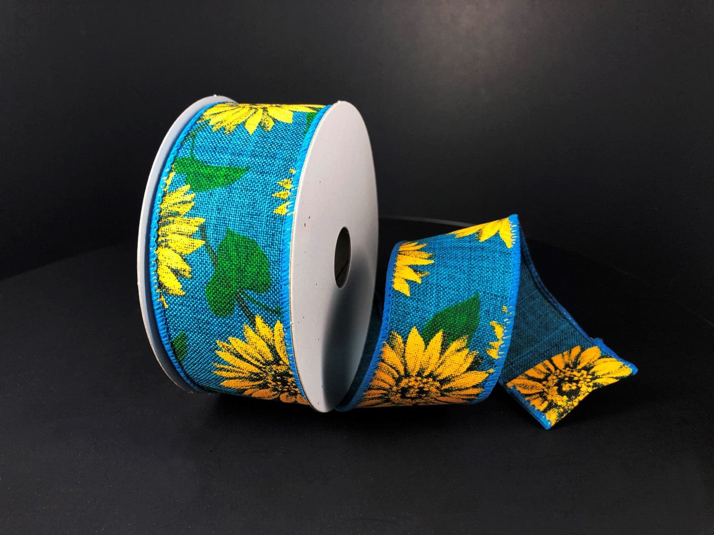 1.5" Sunflower Ribbon - Turquoise (Copy) Jascotina Ribbon 61032-09-33