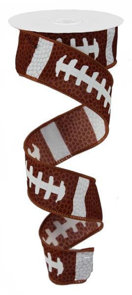 1.5" X 10 YD Football Laces Ribbon Craig Bachman RG1092