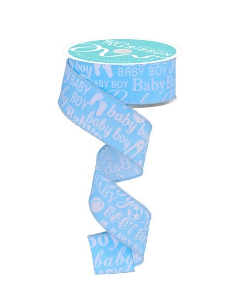 1.5" x 10yd Baby Boy Shirleys of Collins RGF140014