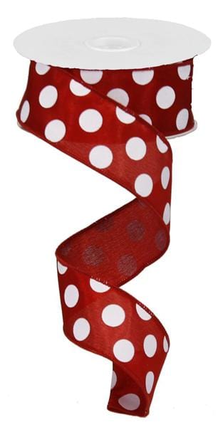 1.5" x 10yd Medium Polka Dots Craig Bachman RG01203CE