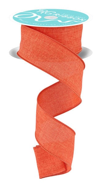 1.5" x 10yd Royal Burlap - DK Coral Craig Bachman Ribbon RG1278NE