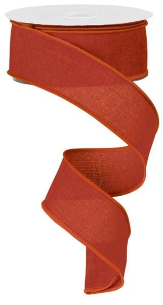 1.5" X 10YD ROYAL BURLAP - RUST Craig Bachman Ribbon RG127874