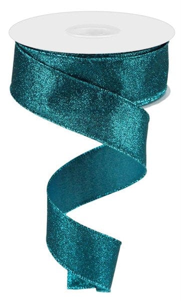 1.5" x 10yd Shimmer Glitter-TEAL Craig Bachman RGC159634