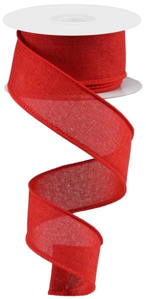 1.5"X10YD ROYAL BURLAP - RED Craig Bachman Ribbon RG127824