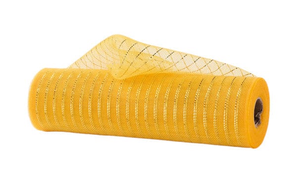 10.25" x 10yd Fine Weave Metallic Mesh-BRIGHT GOLD Craig Bachman RY5001KH