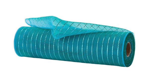 10.25" x 10yd Fine Weave Metallic Mesh-TEAL Craig Bachman RY500160