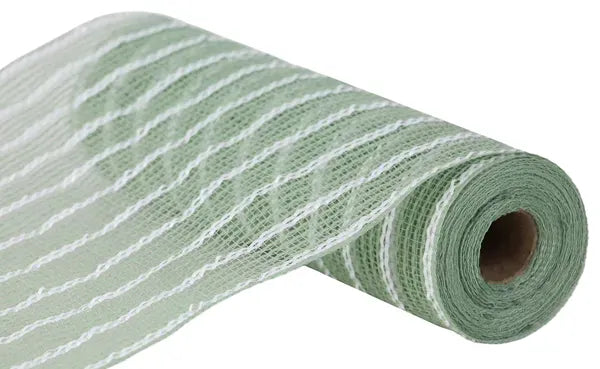 10.25" x 10yd Poly/Faux Jute/Metallic Mesh Shirleys of Collins RY8018R8
