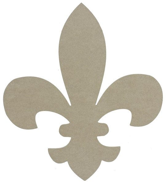 10"H Wooden Fleur De Lis - Natural Craig Bachman AB2230