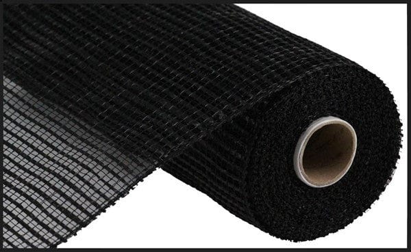 10" x 10yd Horizontal Wide Stripe Mesh - Black Craig Bachman RE890002