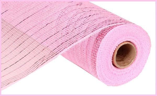 10" X 10Yd Metallic Mesh - Pink w/Pink Foil Craig Bachman