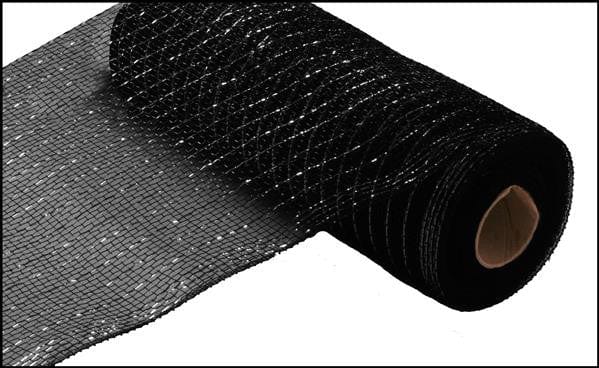 10"X10YD Metallic Mesh - Black W/Black Foil Craig Bachman RE800102