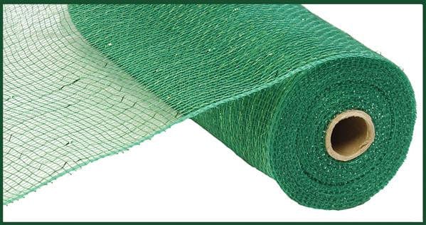 10"X10YD Metallic Mesh - Emerald W/Emerald Foil Craig Bachman RE800106