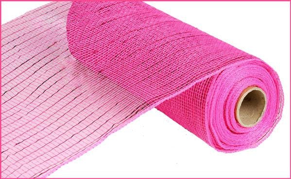 10"X10YD Metallic Mesh - Hot Pink W/Hot Pink Foil Craig Bachman RE800111