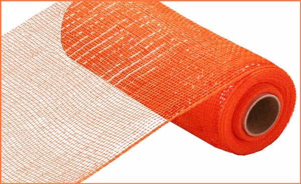 10"X10YD Metallic Mesh - Orange W/Orange Foil Craig Bachman RE800120